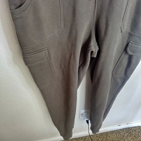 Duluth Trading Souped Up Sweats Overall In Oliver Green Sz L